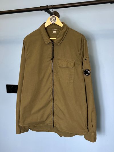 Large C.P. Company Khaki Green Overshirt Jacket